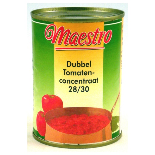 [51342] PUREE DE TOMATES DOUBLE CONC. 400GR CONSERVE MAESTRO