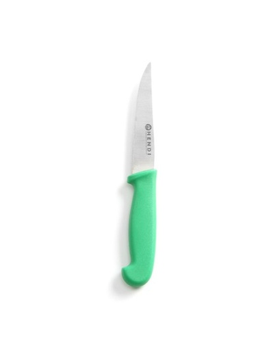 [90583] Groentemes gekarteld 100mm groen PP heft
