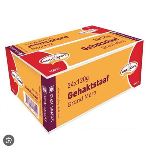 [11812] Baton de viande Haché grand Mère - Van Oers - 24 x 120 gr