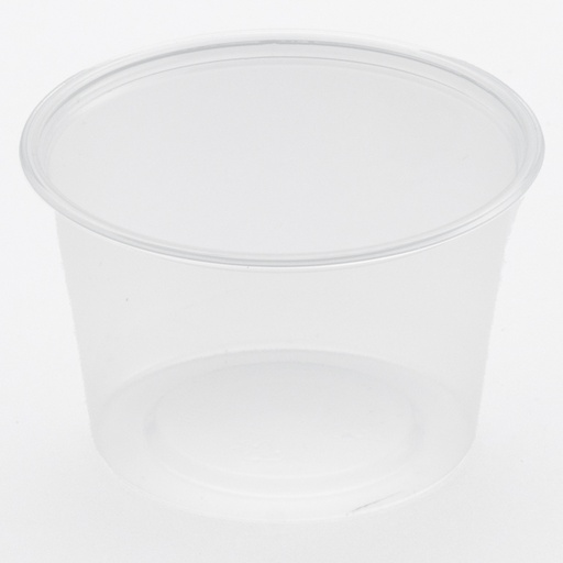 [82713] Plastiek Portiepotje Rond 100 cc (4PP100) 50 st
