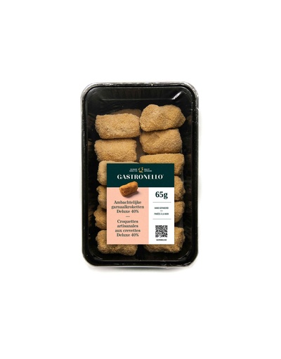 [132470] Ambachtelijke Garnaalkroket Gastronello 20 x 65 gr