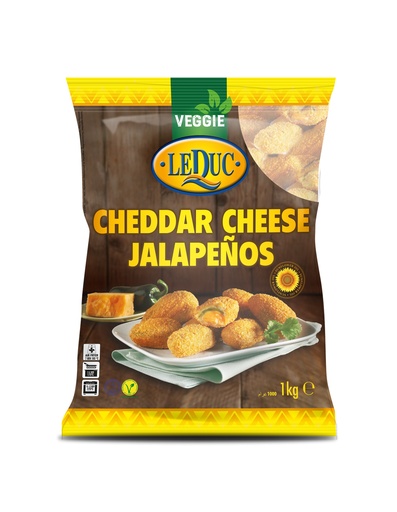 [118695] Cheddar Cheese Jalapenos Le Duc 1 kg